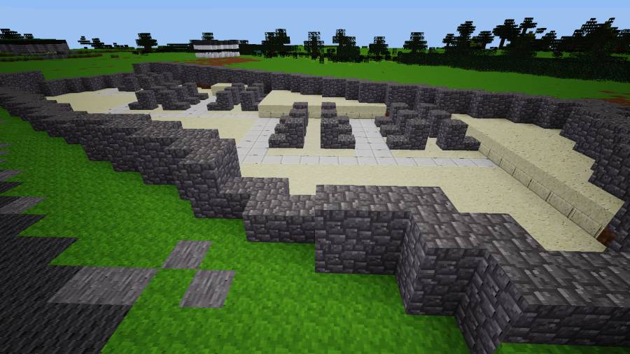 Cimetière vue proche