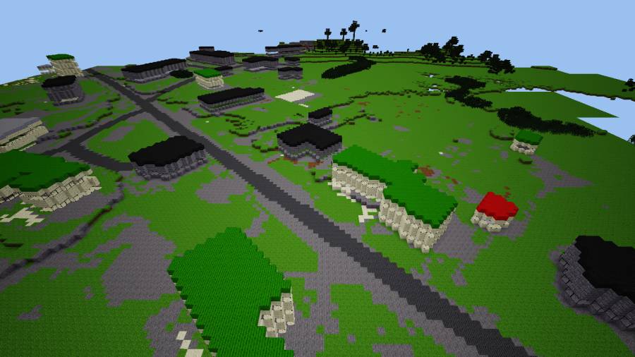 Maisons vers terrain de foot (absent)